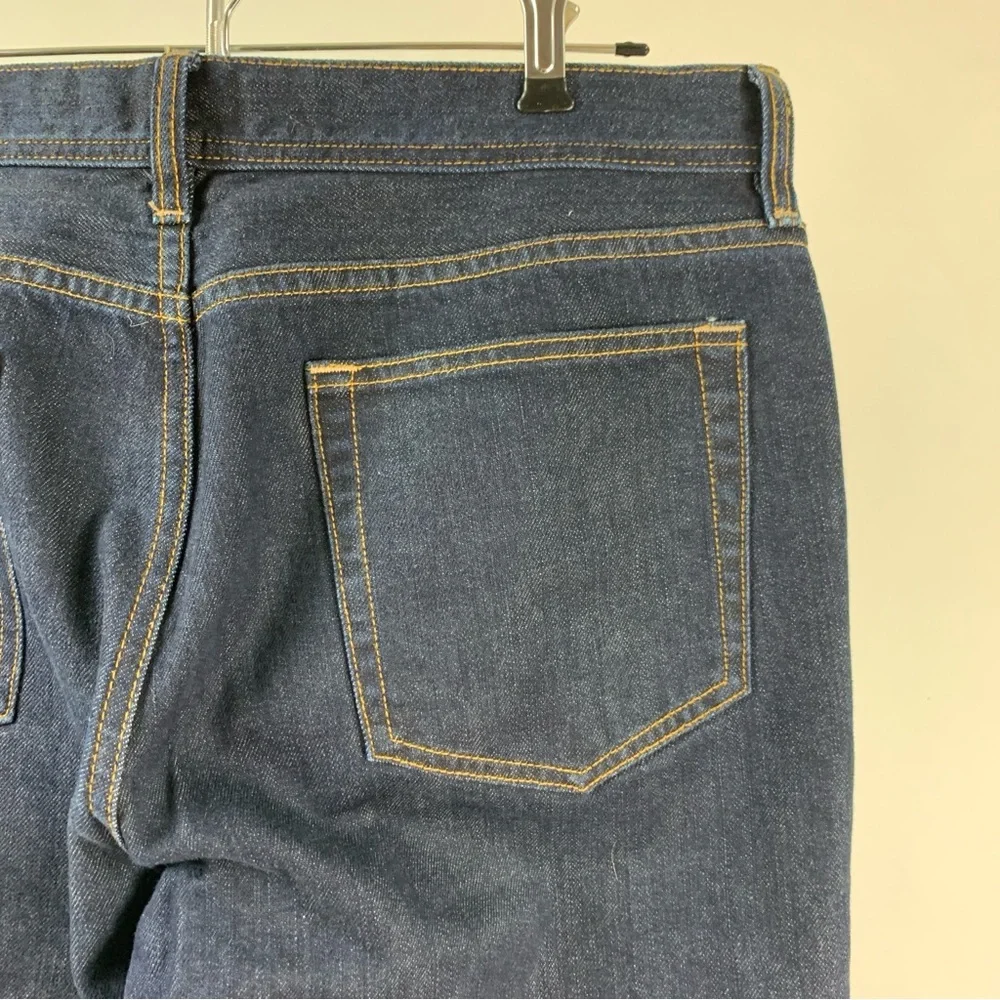 J. Crew Sutton Dark Wash 100% Cotton Jeans 33 x 32”